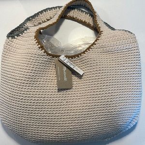 Madewell Summer Crochet Tote Bag Medium NWT